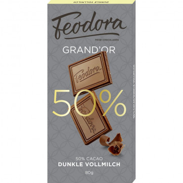 GrandOr Tafelschokolade, Dunkle Vollmilch 50 %