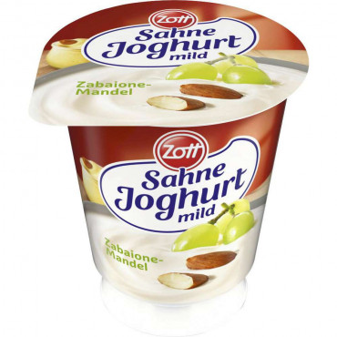 Sahnejoghurt, Zabaione-Mandel