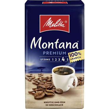 Kaffee Montana Premium, gemahlen