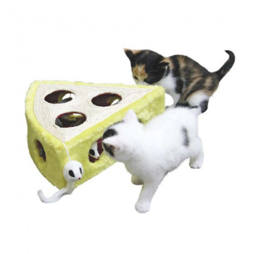 Katzen Sisalspielzeug Cheesy, 28x28x10cm