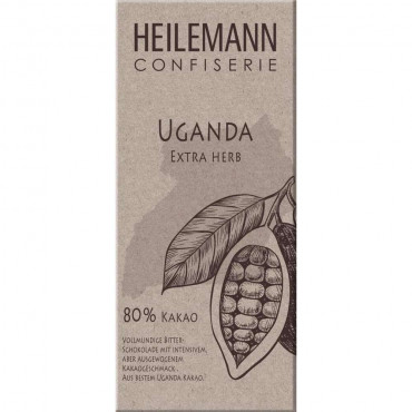 Tafelschokolade, Uganda,Extra Herb 80%