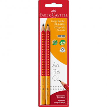 Bleistift Jumbo Grip, zweifarbig, 2er