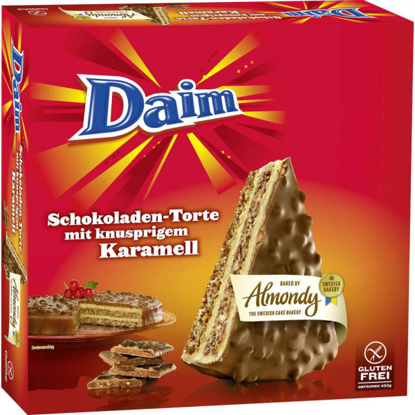 Daim-Mandel-Torte, tiefgekühlt