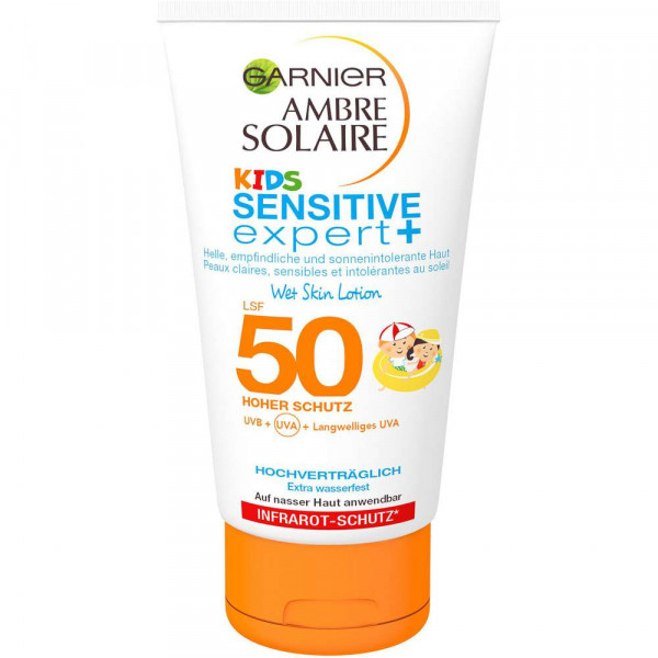 Wet Skin Lotion Kids Ambre Solaire, LSF 50