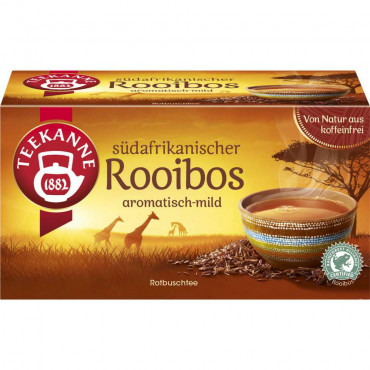 Rotbusch-Tee südafrikanischer Rooibos, aromatisch-mild