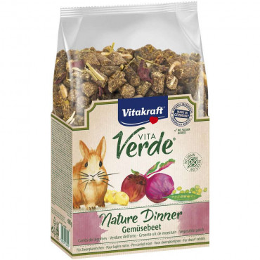 Zwergkaninchen-Futter Vita Verde, Nature Dinner Gemüsebeet
