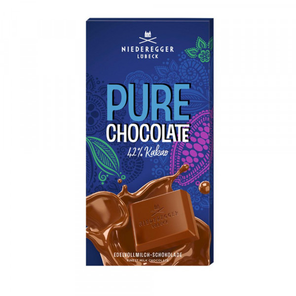 Tafelschokolade Pure Chocolate, 42% Kakao