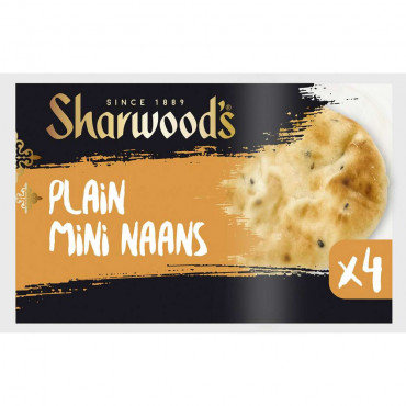 Plain Mini Naans, Brot