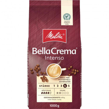 Kaffee Bella Crema, Intenso, ganze Bohnen