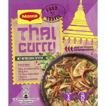 Gewürzmischung Food Travel, Thai Curry
