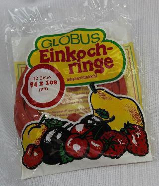 Gummi-Einkochringe 94 x 108 mm, rot
