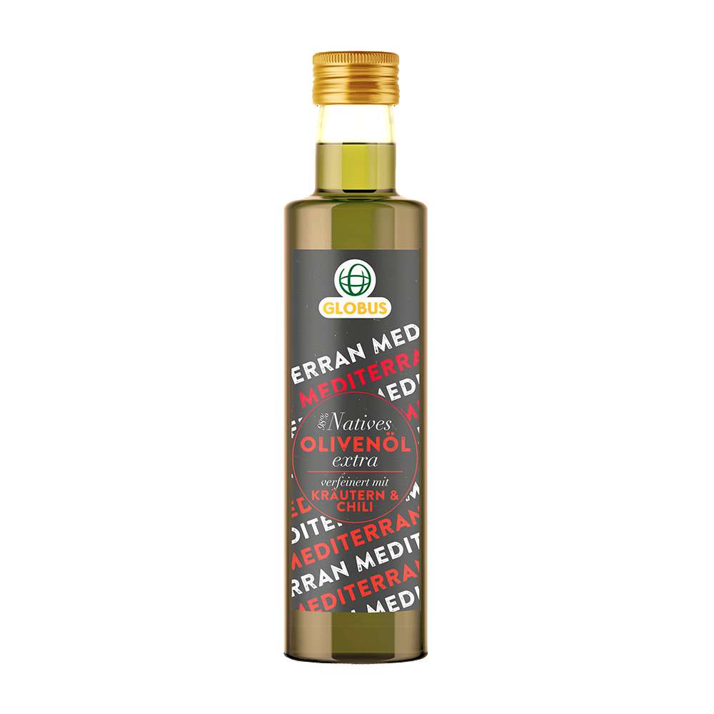 Natives Olivenöl extra, Kräuter &amp; Chili von GLOBUS ⮞ Globus