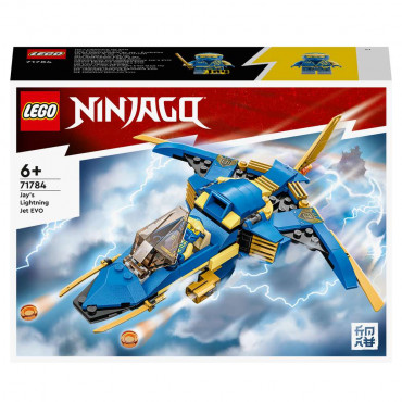 LEGO NINJAGO 71784 Jays Donner-Jet EVO, Sammelbares Ninja-Spielzeug