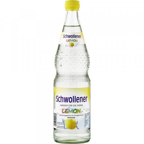 Zitronen Mineralwasser mit Kohlensäure