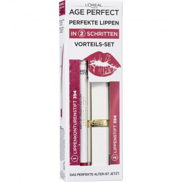 Age Perfect Vorteils-Set Perfekte Lippen Coffret Viola, Lippenstift & Lipliner