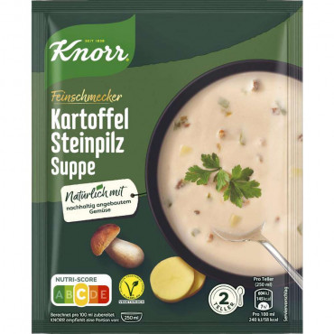 Feinschmecker Kartoffel-Steinpilz-Suppe