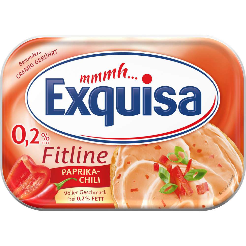 Frischkäse Fitline, Paprika von Exquisa ⮞ Ansehen | Globus