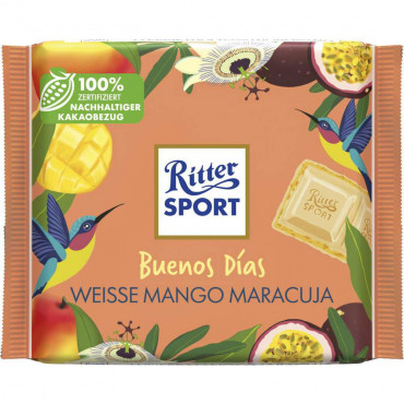 Tafelschokolade, Weisse Mango + Maracuja