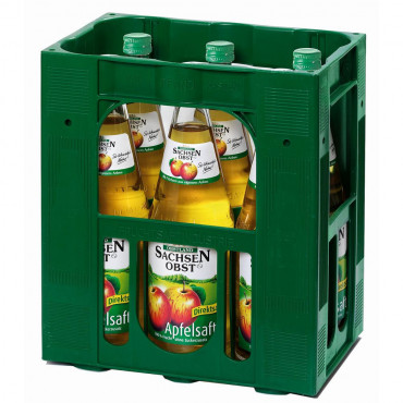 Apfelsaft, Direktsaft, klar (6x 1,000 Liter)