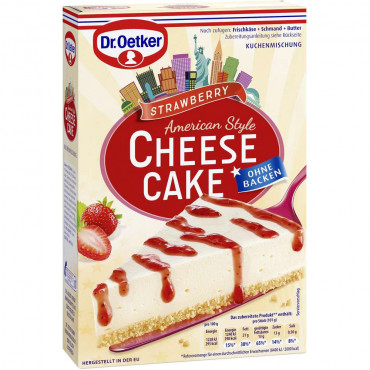 Backmischung American Style, Cheese Cake, Erdbeere