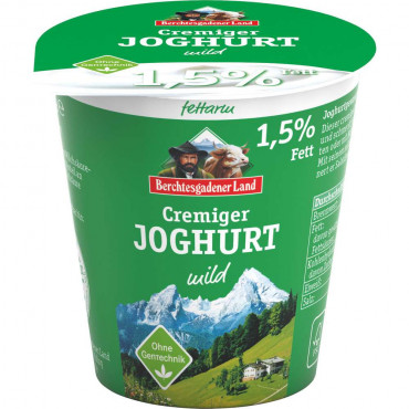 Naturjoghurt mild, 1,5% Fett