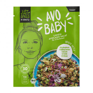Bio Gewürzmischung Avo Baby, Linsen-Avocado Salat