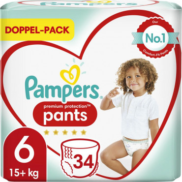 Windeln Premium Protection Pants, Gr. 6, 15+kg Doppelpack