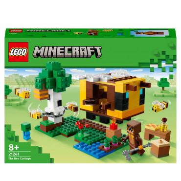 LEGO Minecraft 21241 Das Bienenhäuschen Set, Tier-Spielzeug