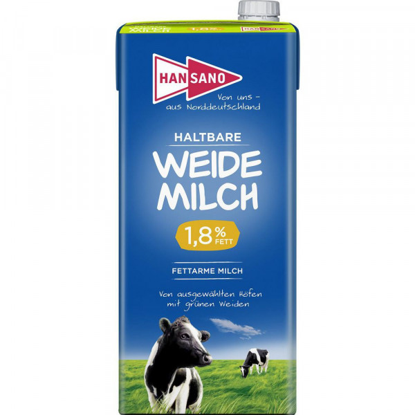 H-Weidemilch 1,8% Fett