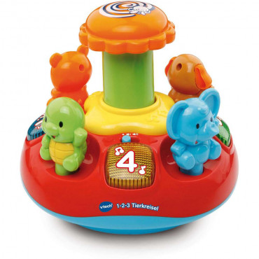 Baby-Spielzeug 1-2-3 Tierkreisel