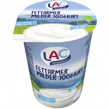 Joghurt 1,5% mild, laktosefrei