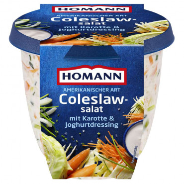 Coleslaw Salat, amerikanische Art, Karotte/Joghurt