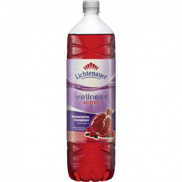Wasser mit Geschmack Wellness Active, Granatapfel-Cranberry-Geschmack