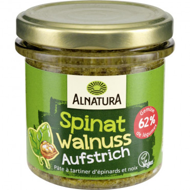 Bio Aufstrich, Spinat-Walnuss