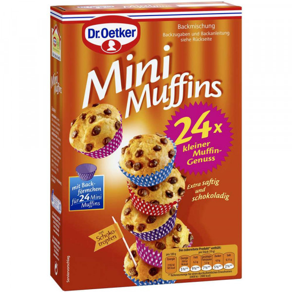 Backmischung Mini Muffins