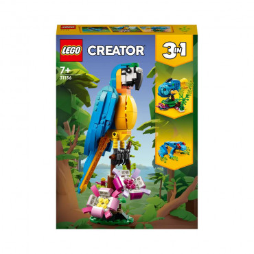 LEGO Creator 3in1 31136 Exotischer Papagei Tier-Spielzeug-Set