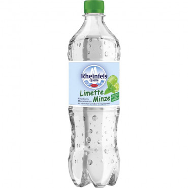 Mineralwasser mit Geschmack, Limette/Minze