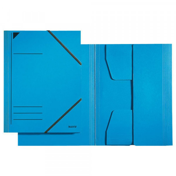 Eckspannermappe, A4, Blau, für bis zu 250 Blatt
