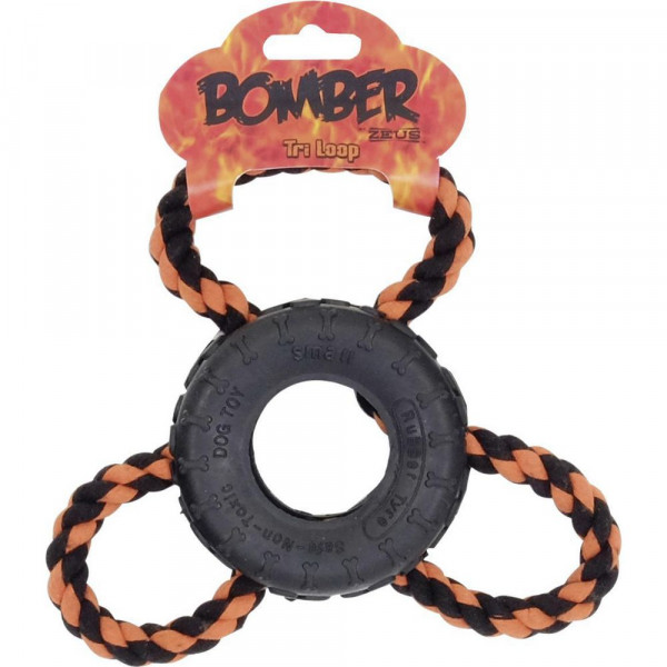 Hundespielzeug Bomber, Tri Loop