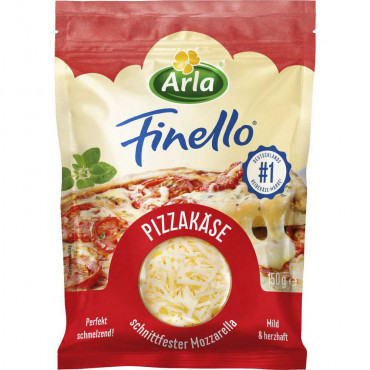 Finello Käse gerieben, Pizza