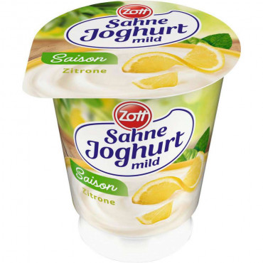 Sahnejoghurt, Zitrone