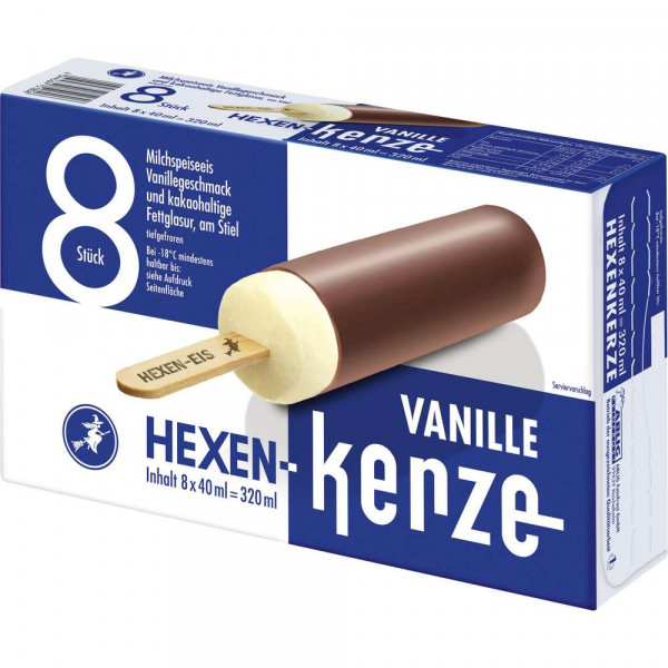 Stieleis Hexenkerze, Vanille (1 x 40 Milliliter)