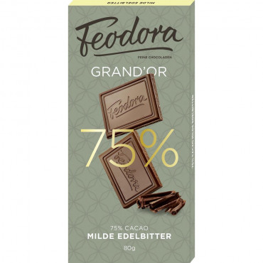 GrandOr Tafelschokolade, Milde Edelbitter 75 %