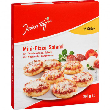 Mini Pizza Salami, tiefgekühlt