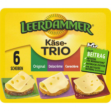 Käsescheiben, Käse-Trio