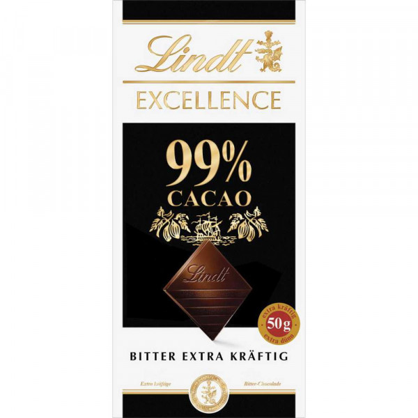 Excellence Tafelschokolade, 99% Cacao Bitter Extra Kräftig