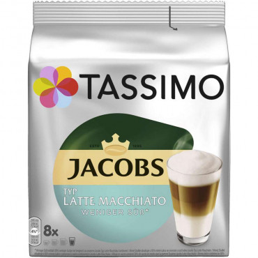 Kaffee Kapseln Latte Macchiato, weniger süß