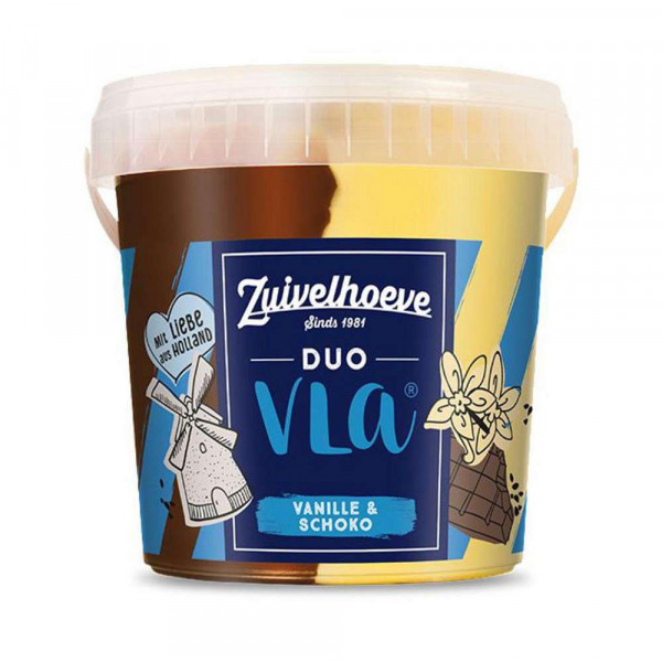 Vla Pudding Duo Genuss, Schoko/Vanille