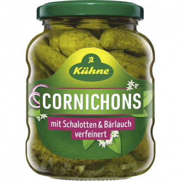 Würzige Cornichons, Bärlauch-Schalotte