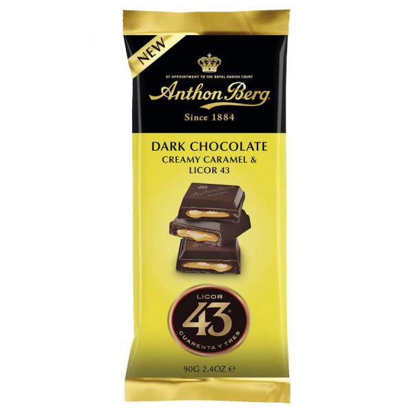 Tafelschokolade, Dark Chocolate, Creamy Caramel & Licor 43